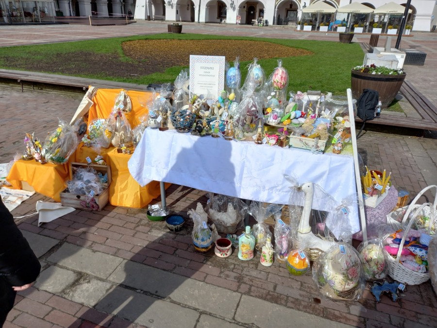 Kiermasz Wielkanocny na Rynku Wielkim w Zamościu