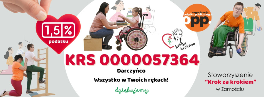 1,5% podatku - DARCZYŃCO wszystko w Twoich rękach! 