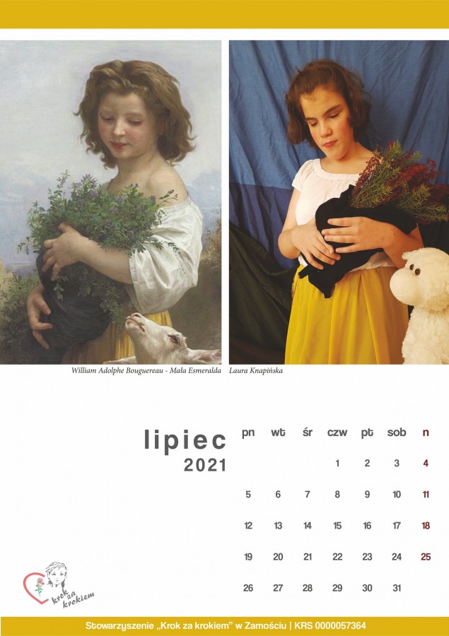 Kalendarz 2021 - lipiec