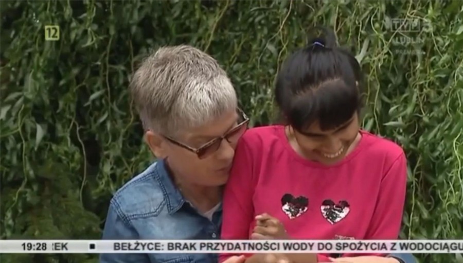 reportaż pt. "Dziecko z Kalkuty"