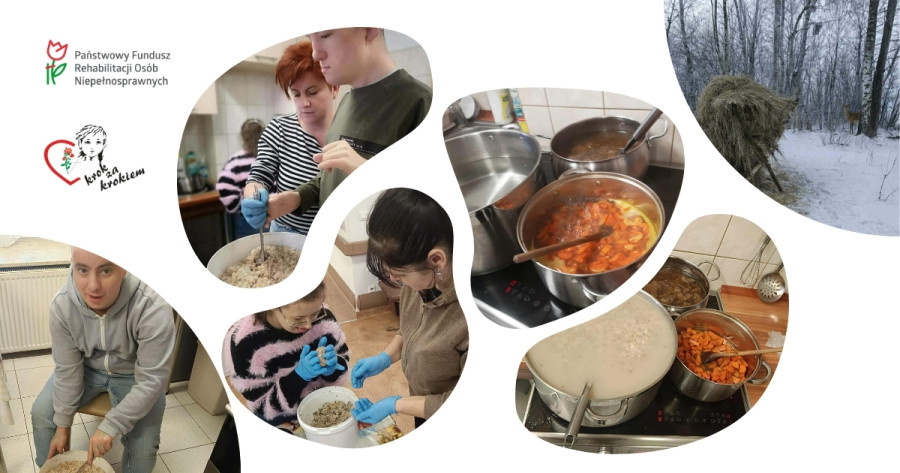 treningi samodzielności - posiłki dla zwierząt