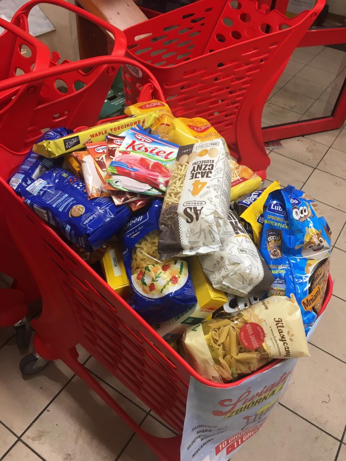 rezultat zbiórki żywności